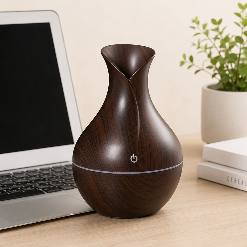 Umidificador USB Tipo Madeira