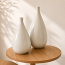 Kit 2 Vasos Pino Off White