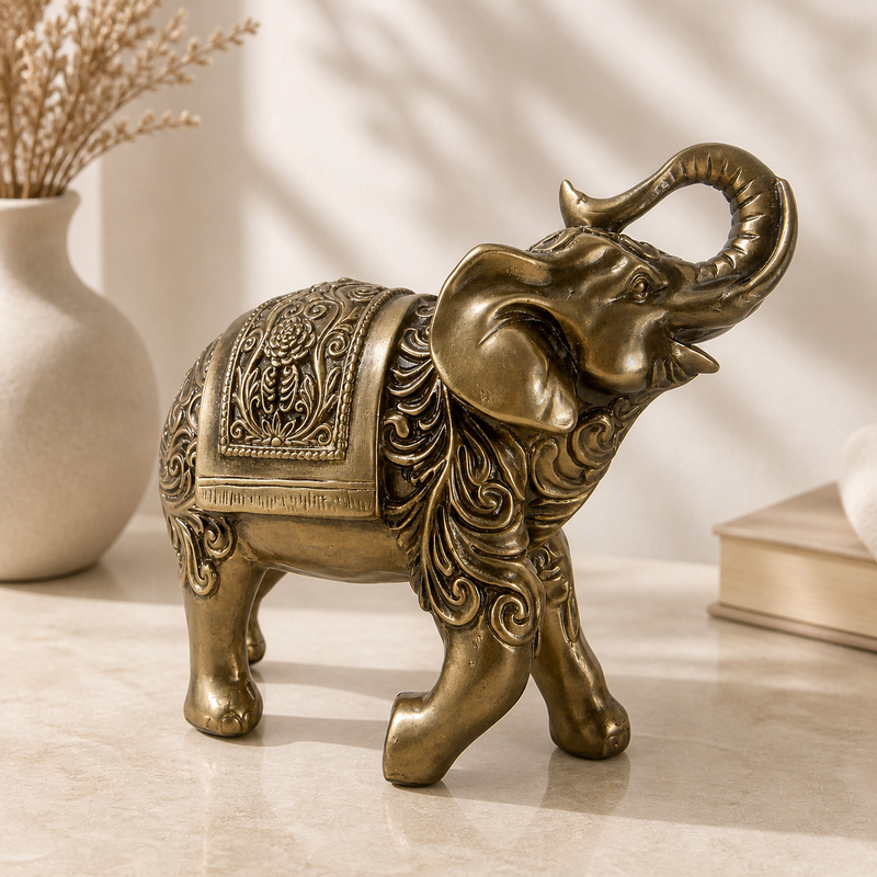 Elefante Indiano Decorativo Luxo