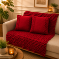 Kit Manta Tricot Aconchego Luxo