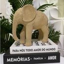 Elefante Decorativo Rattan Luxo