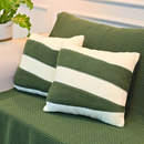 Kit Manta de Tricot Sofá Poltrona 150x100cm Siena Decorativa Sala + 2 Capas de Almofadas 45X45cm